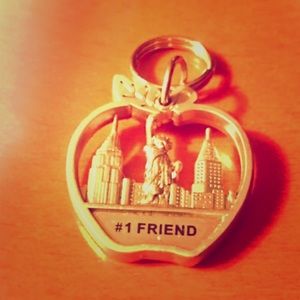 New York #1 Friend, Apple Shape Pendent
